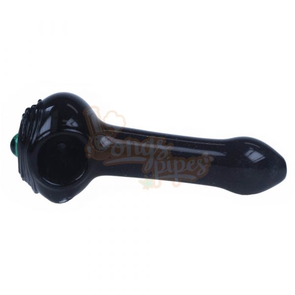 3G Peanut Glass Dry Pipe With Eye 12.5cm