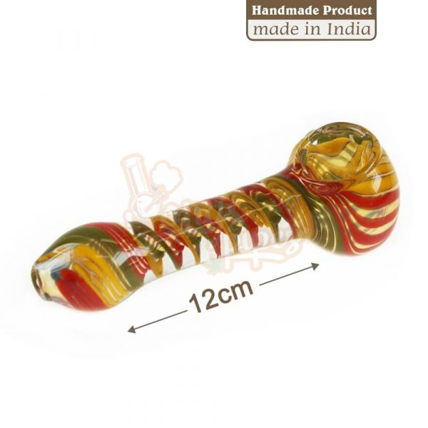 3G Spiral Peanut Coloured Pipe 12cm Size