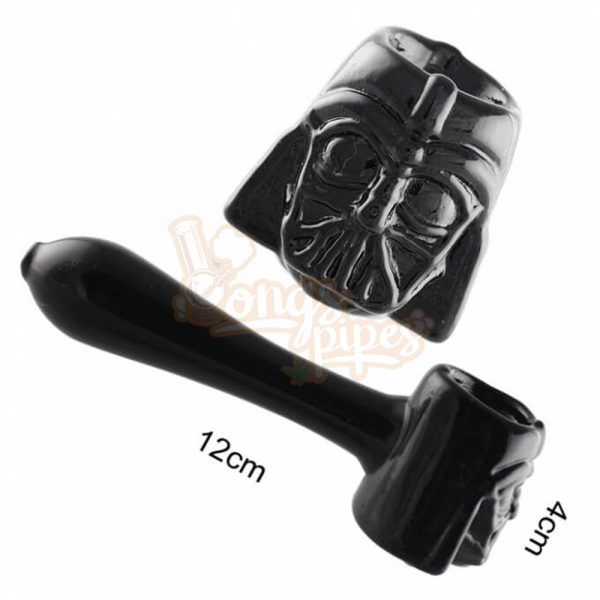 3G Star Wars Darth Vader Glass Pipe Size