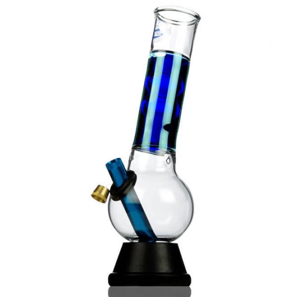Agung Mini Smartie With Light Blue Coolant Glass Bong 22cm