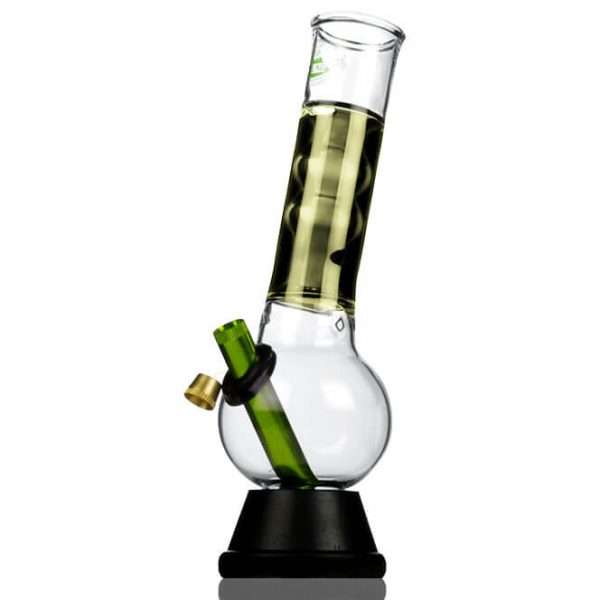 Agung Mini Smartie With Yellow Coolant Glass Bong 22cm