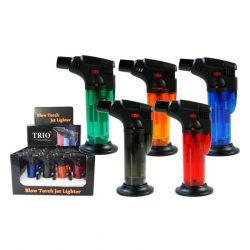 Clear Stand Up Blow Torch Jet Lighter x2