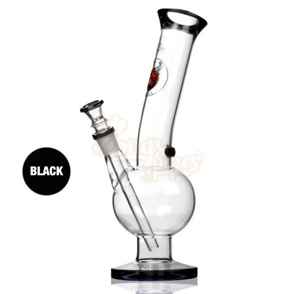 Agung Glass Slider Bubble Bong 31cm Black