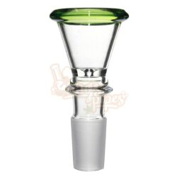 Agung Large Glass Cone 14mm Green