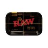 Classic Black Raw Rolling Metal Tray Size Small