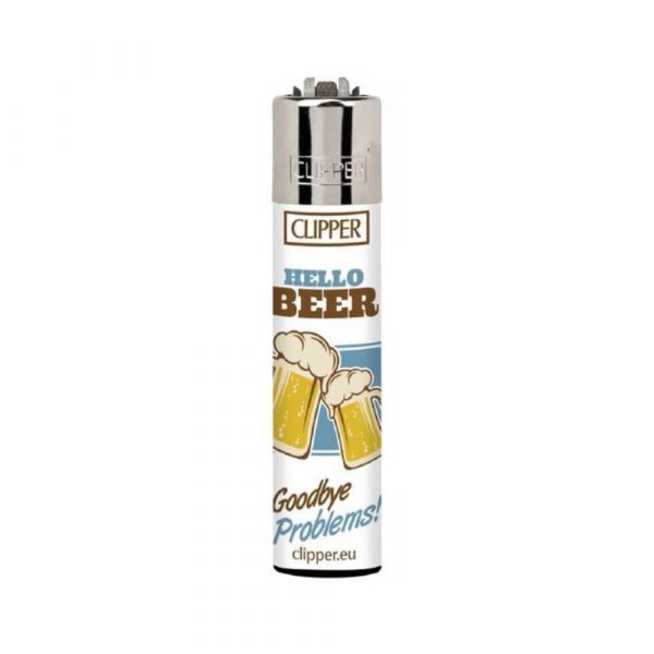 Clipper Refillable Gas Beer Large Blue