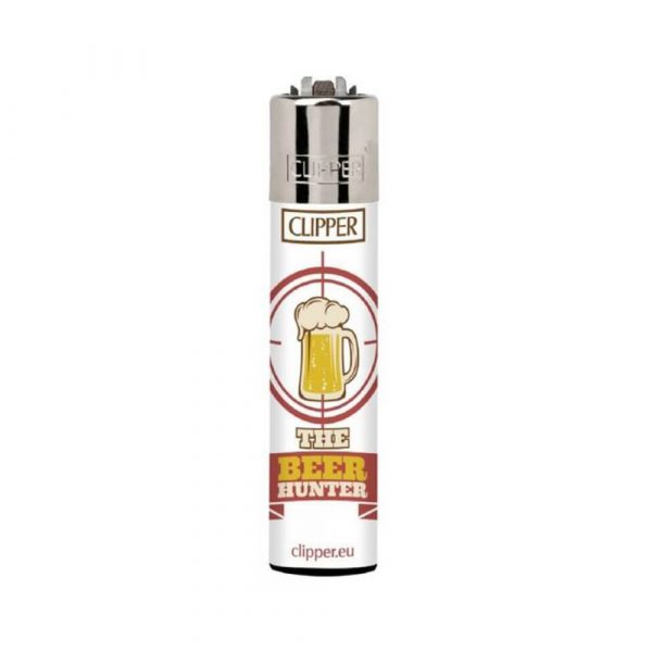 Clipper Refillable Gas Beer Large Red