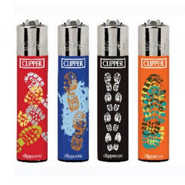 CLIPPER Refillable Gas Foot Prints Large