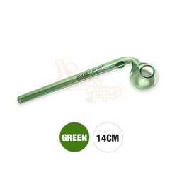 Green Curved Sweet Puff Pipe 14cm