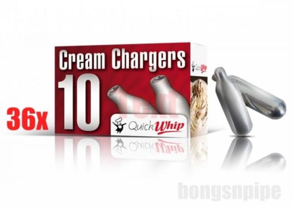36 x Quick Whip Cream Chargers 10x8g