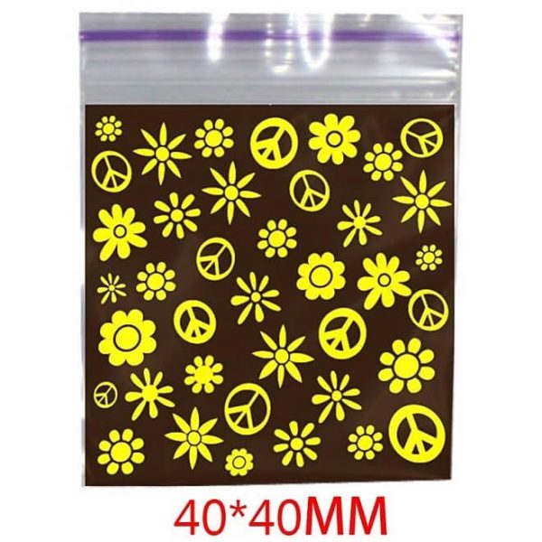 Hippie Printed Bag 40x40mm