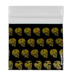 Golden Skull Bag 40x40mm