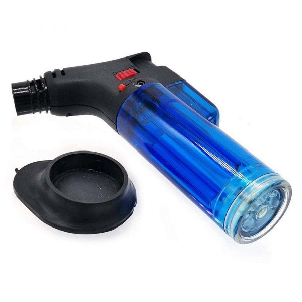 Pack 2X Clear Stand Up Blow Torch Jet Lighter