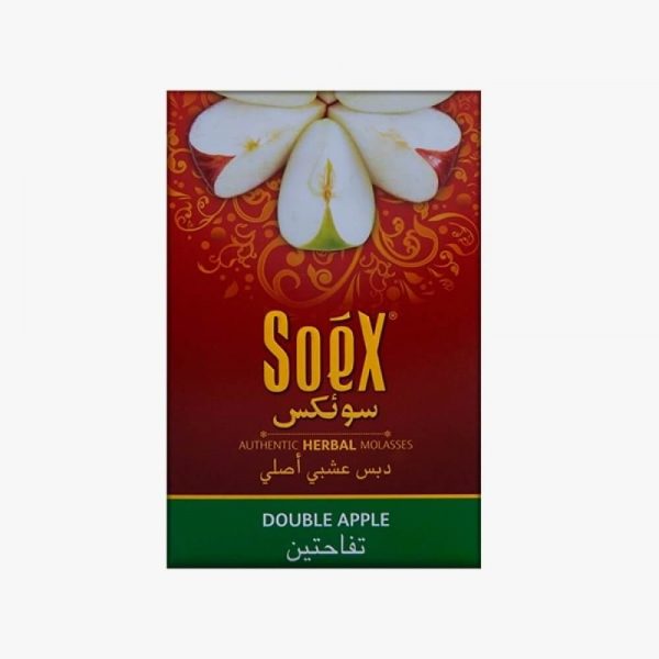 Soex Shisha Herbal Molasses Double Apple 50g