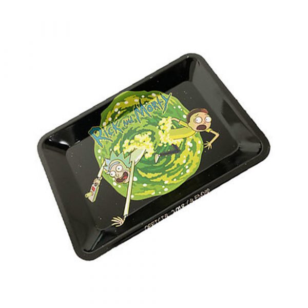 Rick and Morty Galaxy Rolling Metal Tray