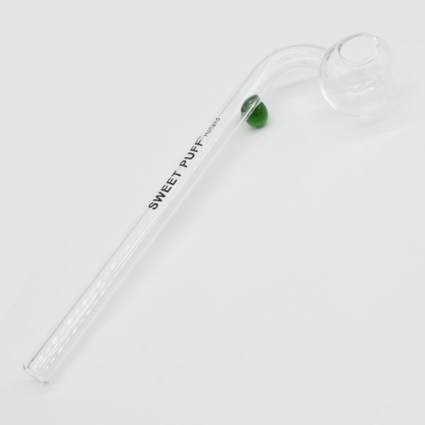 Sweet Puff Glass Pipe 16cm - Coloured Balancer