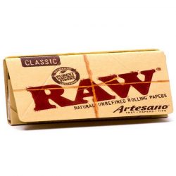RAW Classic Rolling Papers Artesano King Size Slim + Tips + Tray