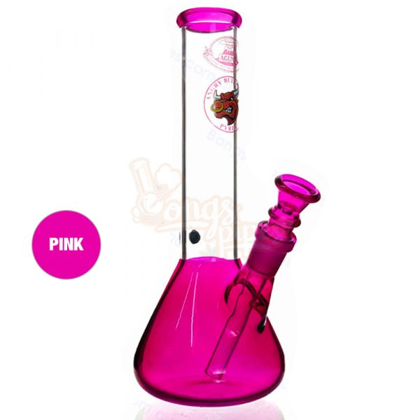 Agung Bong Bright Beaker Size Medium 25cm Pink