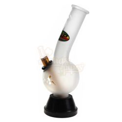Large Frosted Bonza Glass Bong 25cm