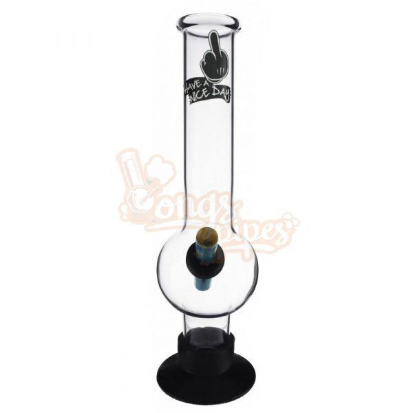 Large Glass Bonza Bubble Have A Nice Day 30cm