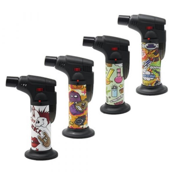 Pack 2X Stand Up Blow Jet Lighter