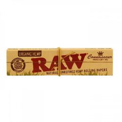 RAW Organic Rolling Papers Connoisseur King Size Slim + Filter Tips