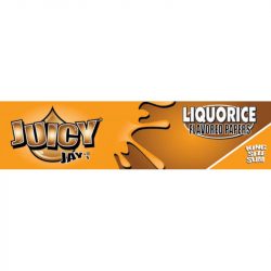 Juicy Jays Licorice Hemp Flavoured Rolling Papers King Size Slim