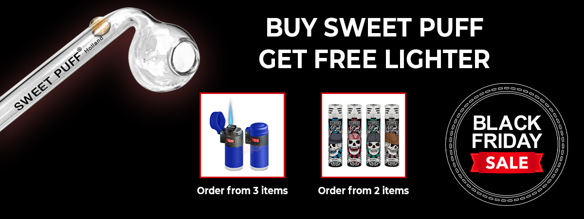 Buy sweet puff get free lighter