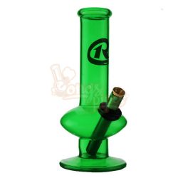 Roddi Small Coloured Stubby Glass Bonza Waterpipe Green