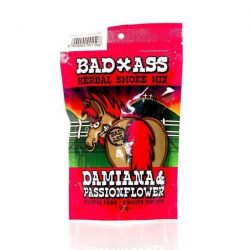 BAD-ASS DAMIANA PASSIONFLOWER HERBAL SMOKE MIX
