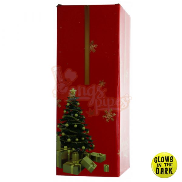 Glow In The Dark Xmas Glass Beaker 7mm With Gift Box