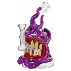 3D Purple Octy Waterpipe with Shower-head Filter