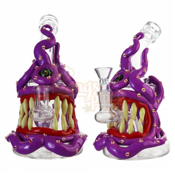 3D Purple Octy Waterpipe with Shower-head Filter