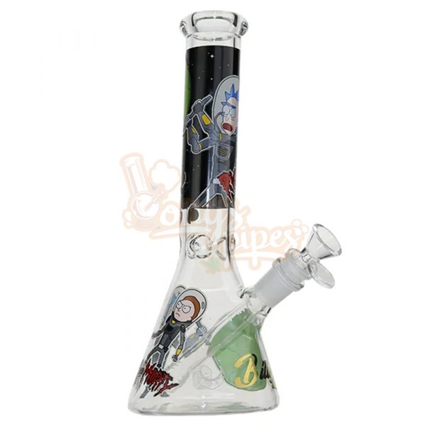 Glow in the Dark Rick and Morty Bong 25cm