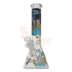 Glow in the Dark Rick and Morty Bong 25cm
