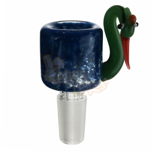 Swan Glass Cone Piece with 14mm Blue