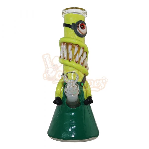 3D Minions Monster Beaker Bong 25cm Green