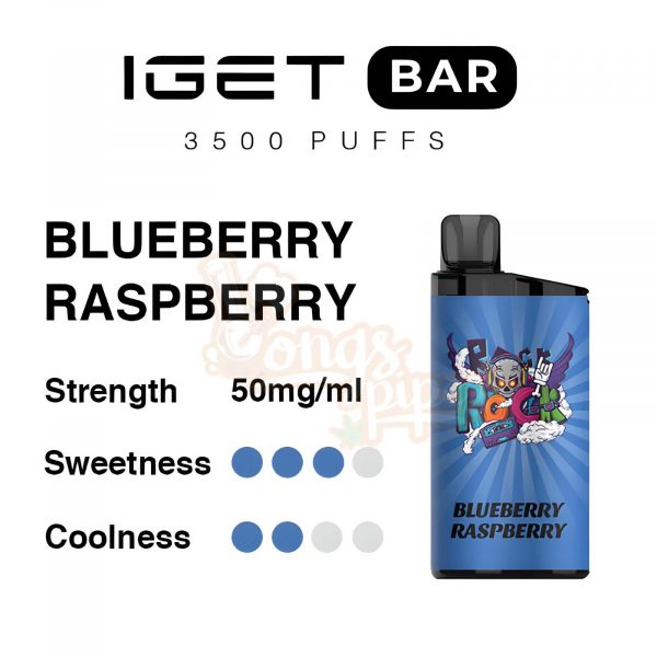 Blueberry Raspberry – IGET Bar 3500