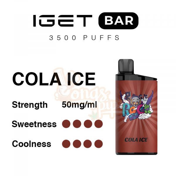 Cola Ice IGET Bar 3500