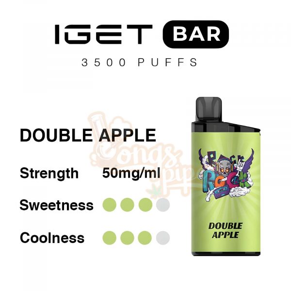 double apple iget bar flavours