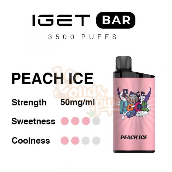 Peach Ice IGET Bar 3500