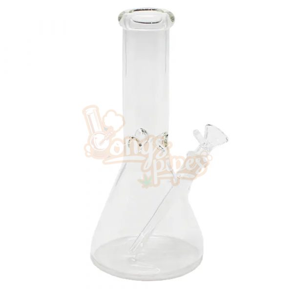 Clear Beaker Bong with Ice Catcher 20cm