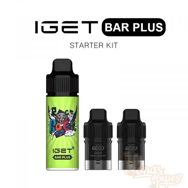 Iget Bar Plus 6000 Puffs Starter Kit