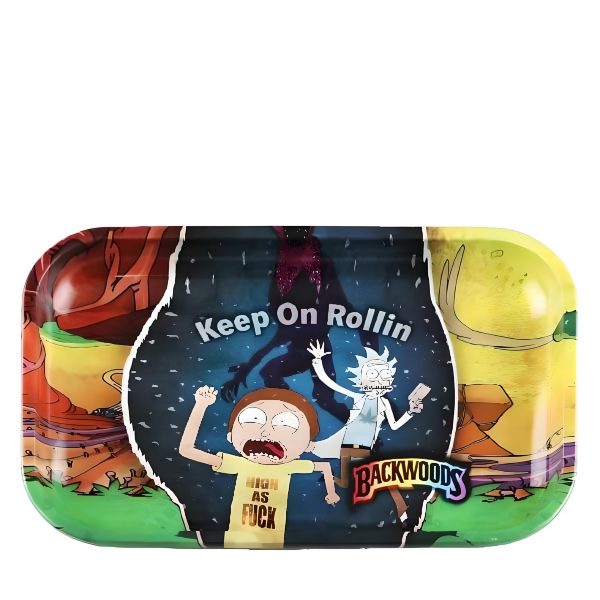 Rick and Morty Medium Rolling Tray
