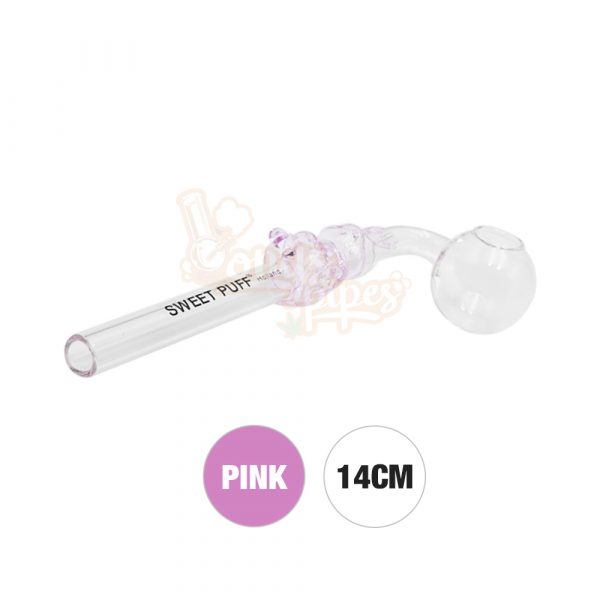 Pink Bunny Sweet Puff Glass Pipe 14cm