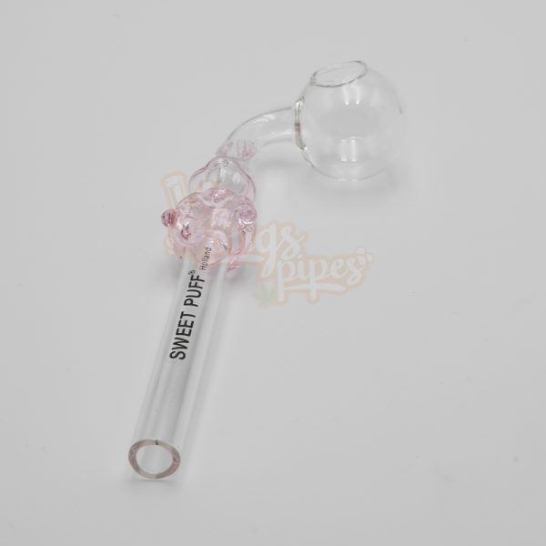 Pink Bunny Sweet Puff Glass Pipe 14cm