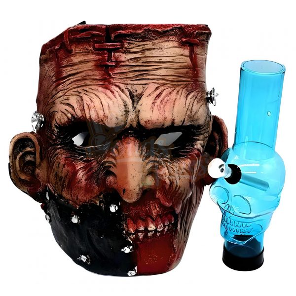 Frankenstein Gas Mask Bong