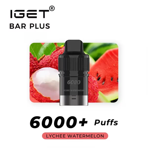 IGET Bar Plus Pod 6000 Puffs - Lychee Watermelon