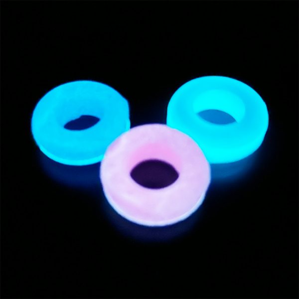 Glow-in-the-Dark Colored Bonza Silicone Grommets