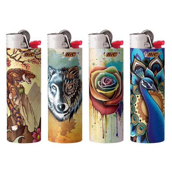 Pack 50X Special Edition BiC Tattoos Series Lighters